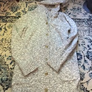 LL bean cotton rag button down cardigan